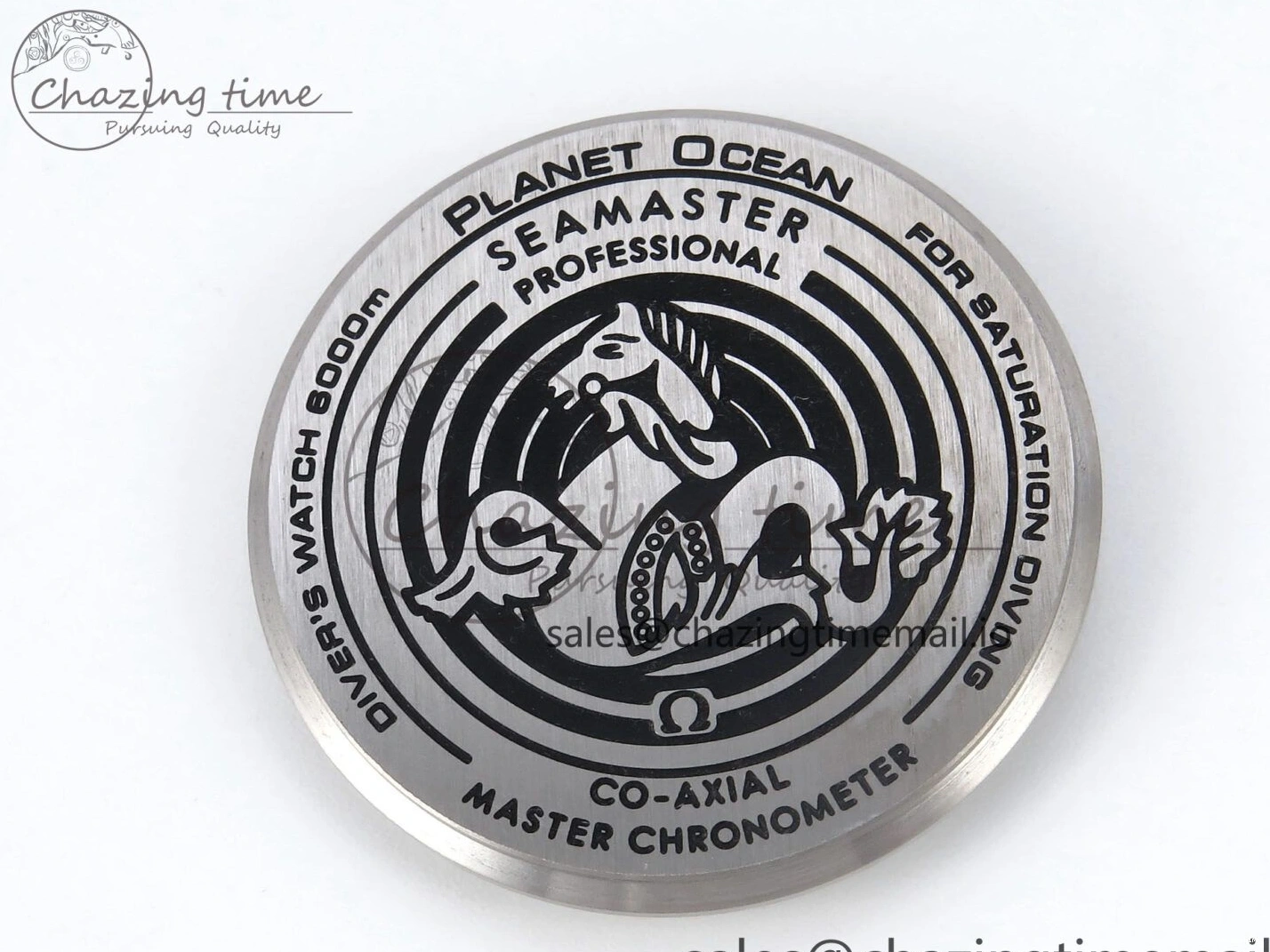 0408 Seamaster 6000M Ultra Deep SS VRF 1:1 Best Edition Gray Dial Orange Bezel on SS Bracelet A8912 Super Clone NewStyle 7687